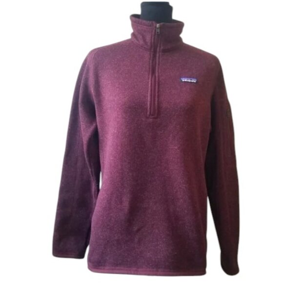 Patagonia DKCU #25617 Better Sweater 1/4 Zip Pullover in Dark Currant - Picture 2 of 11